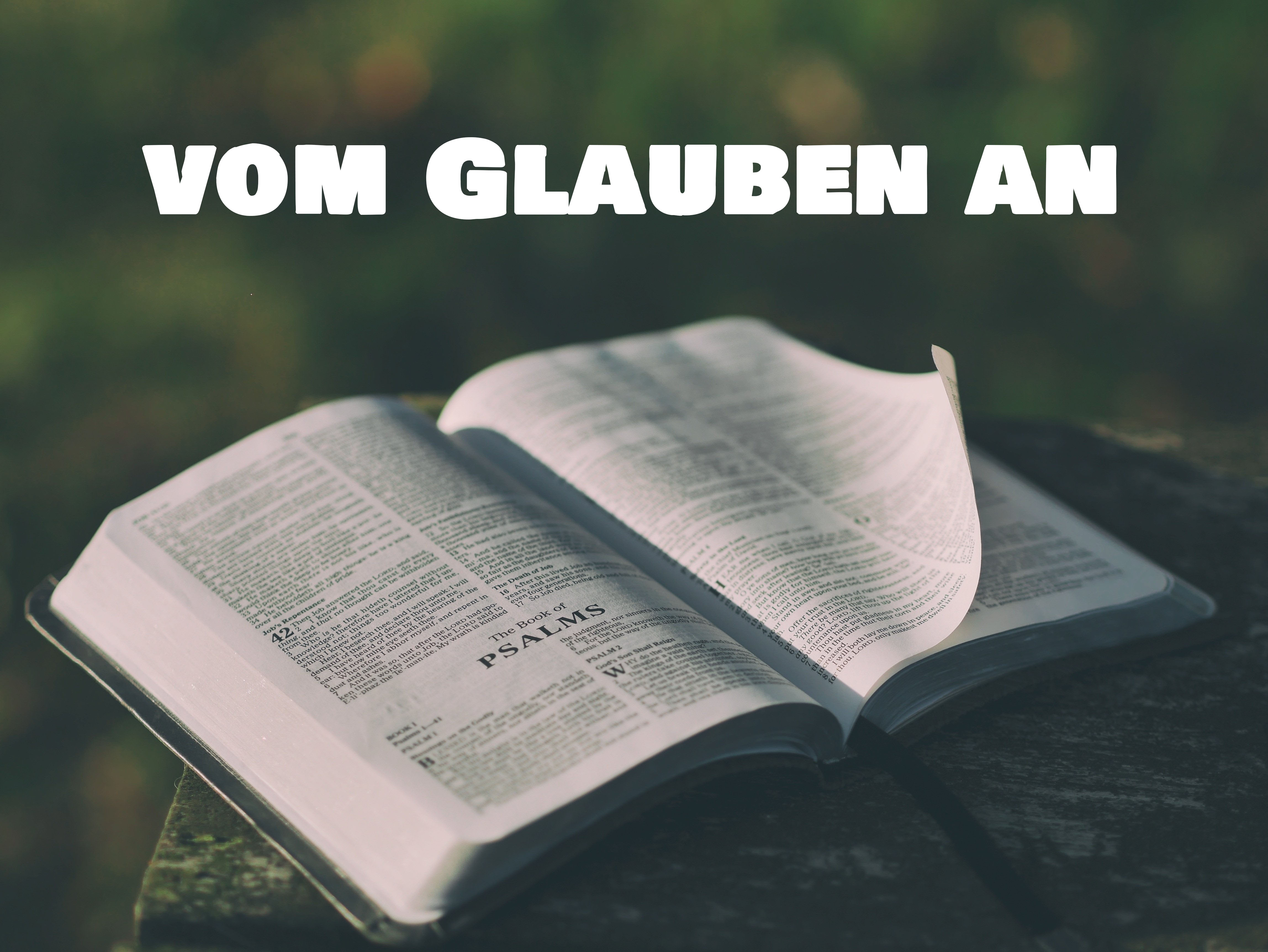 vom Glauben an